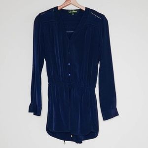 Sam Edelman Blue long sleeve Romper